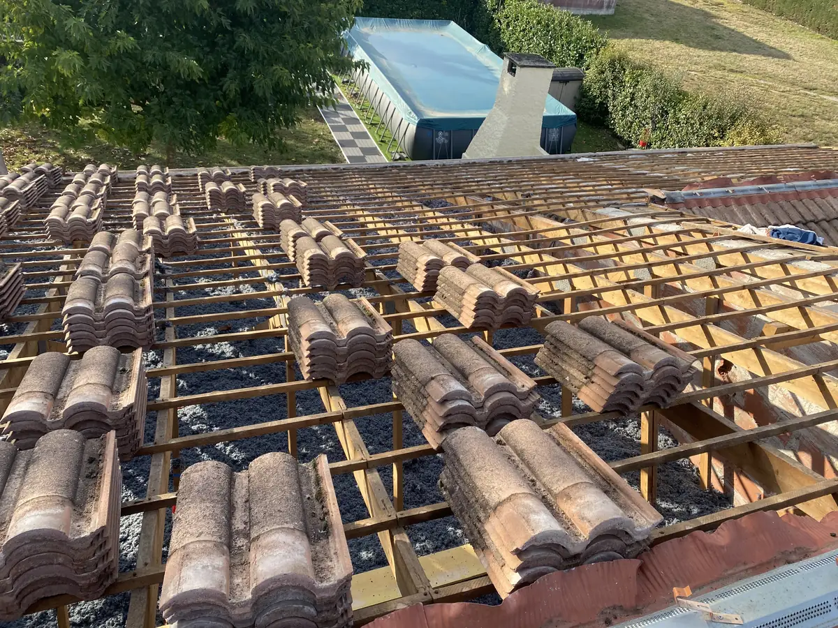 Remplacement de couverture – Chantier de remplacement complet de couverture